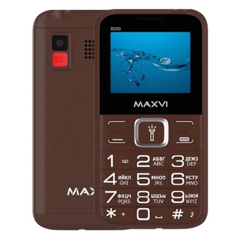 Купить Мобильный телефон Maxvi B200 Brown (2sim/2